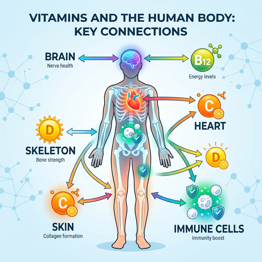 Vitamin Sources Impact Body Systems Guide