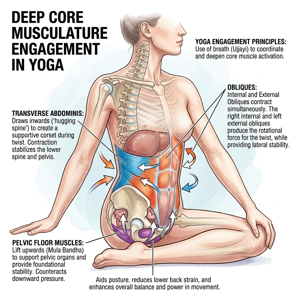 Yoga Core Strength Muscle Tone Guide Body